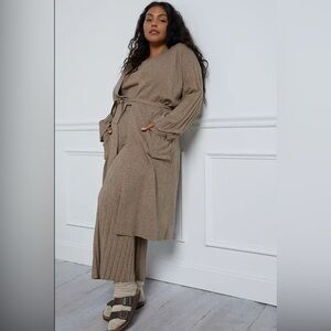 Anthropology Current Air Heathered Knit Set